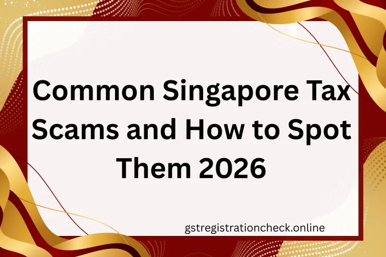 Common Singapore Tax Scams and How to Spot Them 2026